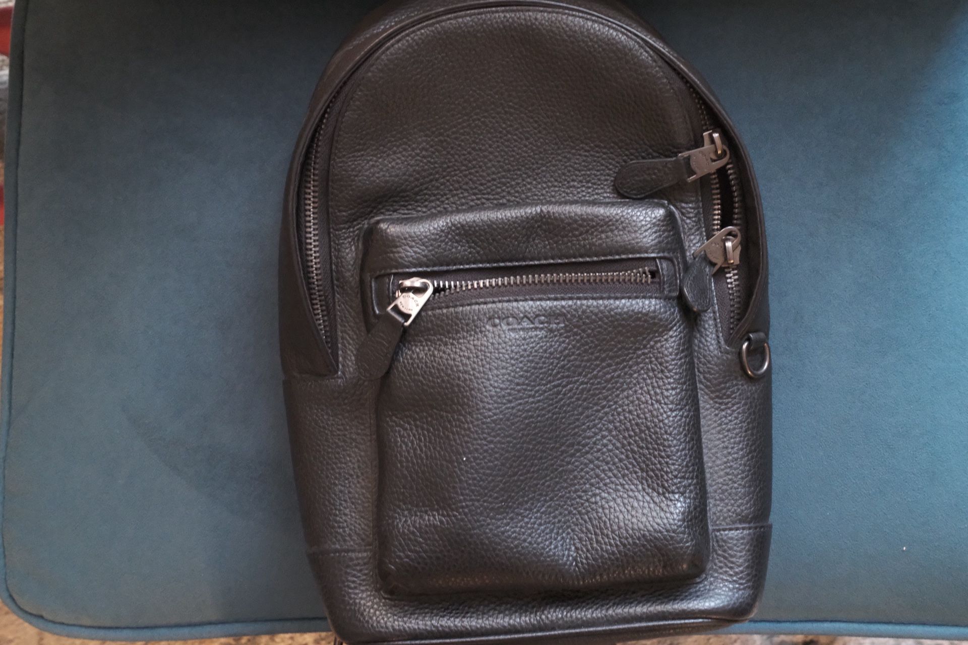 Coach Men’s Black Leather Bag