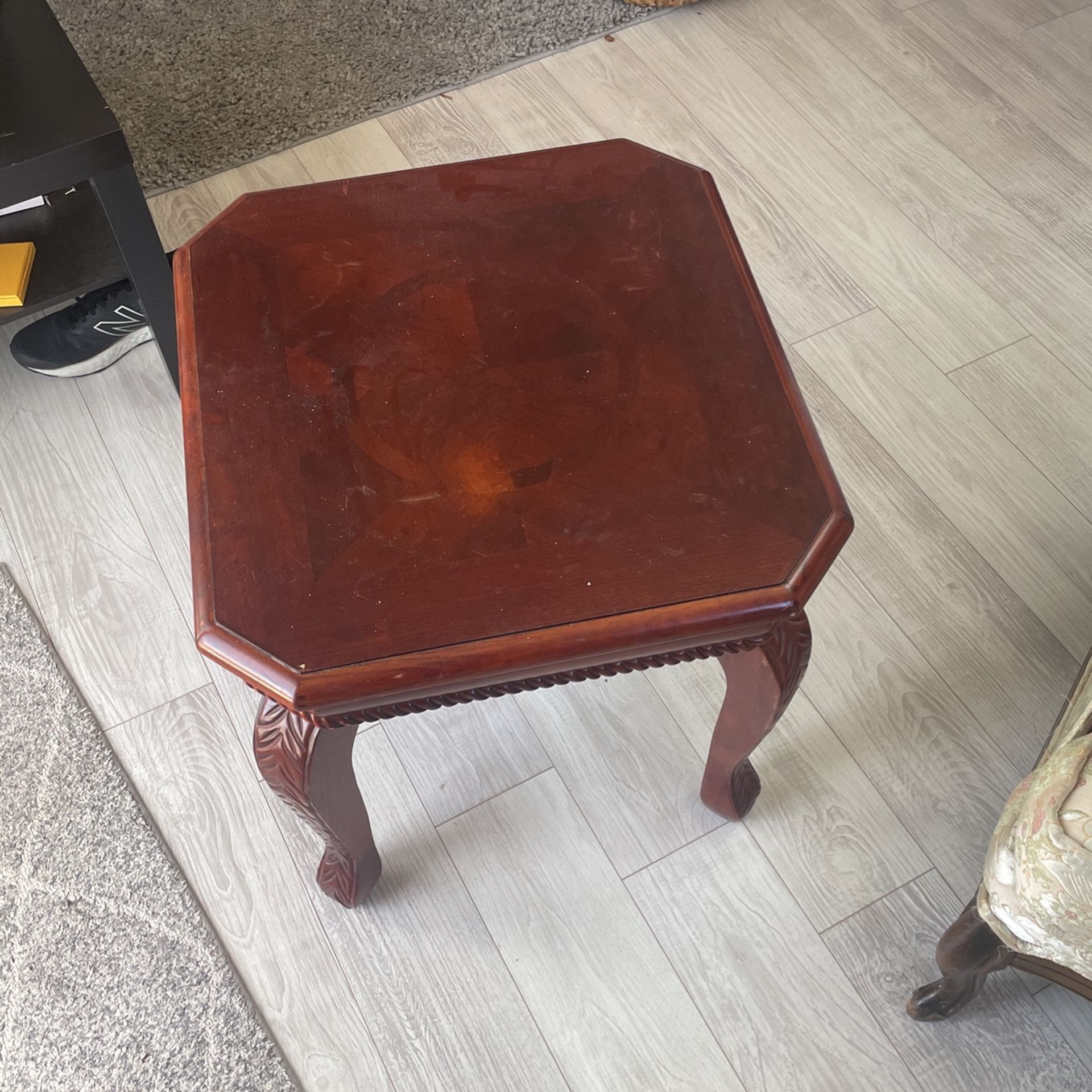 Wooden End Table