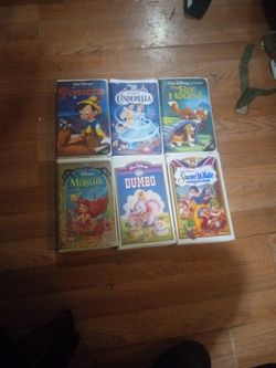 Walt Disney's Collector VHS Movies RARE