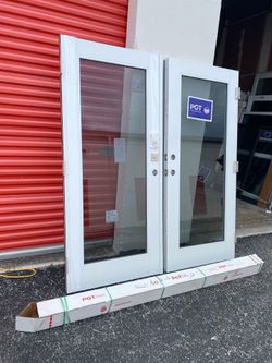 PGT 71 1/4x79 DOUBLE ENTRY IMPACT DOOR NEW