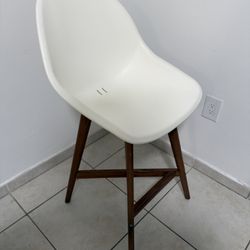 2 IKEA White Dining Chairs – $60 (Set)