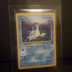 Pokemon 1st Edition Holo Lapras Card MP