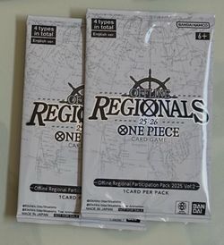 One piece cards regionals participation pack 2025 vol 2