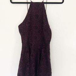 Urban outfitters Kimchi blue lace burgundy dress