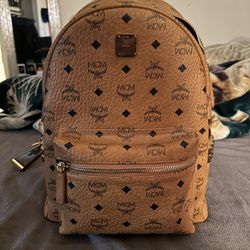 Cognac MCM Backpack