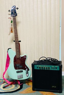 Ibanez Bass Guitar with Stagg Amp