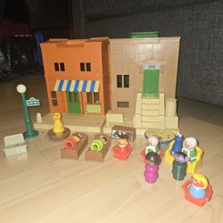 1984 Sesame Street Hooper's Store Playset House 
