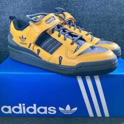 LIKE NEW - Adidas Forum 84 Camp Low in Gold Yellow - Women's size 9 US / Men's size 8 US