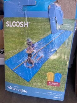 XL SLIP AND SLIDE COMES WITH TWO BOARDS