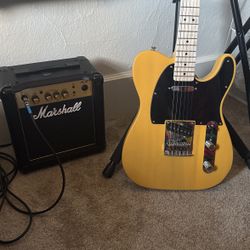 ELECTRIC GUITAR WITH AMP AND STAND!!