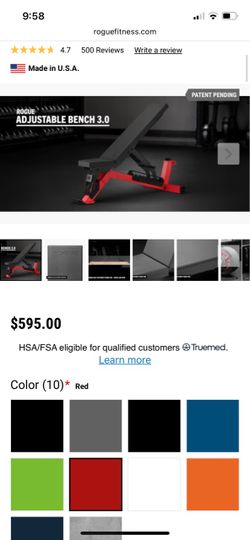 Rogue bench 3.0