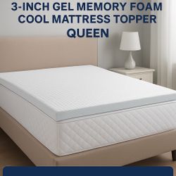 Serta Cool Gel Memory Foam Mattress Topper – Queen – NEW