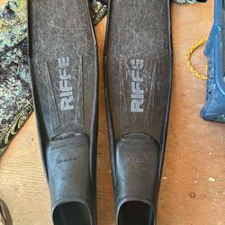 Fins free dive riffe size 9 men