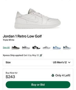 Nike Air Jordan 1 Low Golf Triple