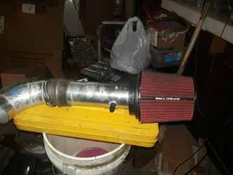 Cold air intake with extra tubing