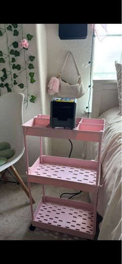 Pink shelf