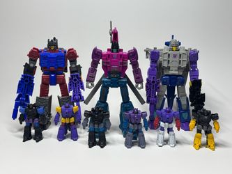 Transformers Dual Targetmasters Lot w/ custom figures