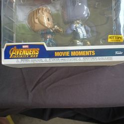Pop Vinyl Avengers Infinity War Captain America vs Thanos Hot Topic Exclusive
