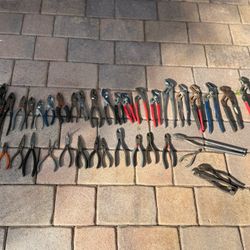 Tools Water Pump Pliers & Others 47 Pieces