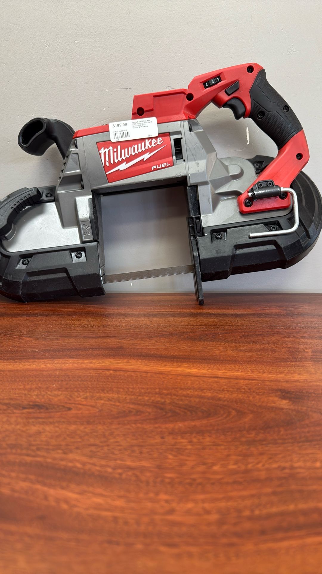 MILWAUKEE DEEP CUT BAND SAW TOOL ONLY MODEL #2729-20