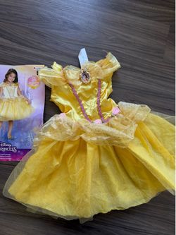Disney Belle Dress Girl Size 3/4