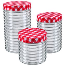 Glass jars, food container set