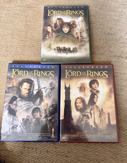 The Lord Of The Rings Fullscreen 3 DVD Set 