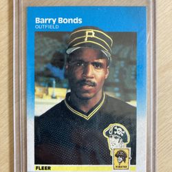 Barry Bonds Baseball Card Collection. Includes Rookie & Insert Cards