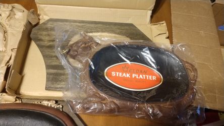 Cast iron serving platters