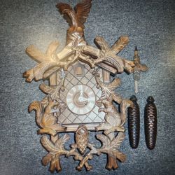 New- Vintage 70s German Cuckoo Clock