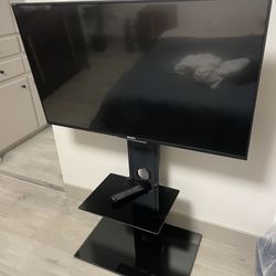 42 Inch Tv With Glass Floor Stand