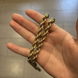 10K Gold Chunky Rope Chain