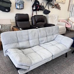 Memory Foam Futon with 72" Grey, New