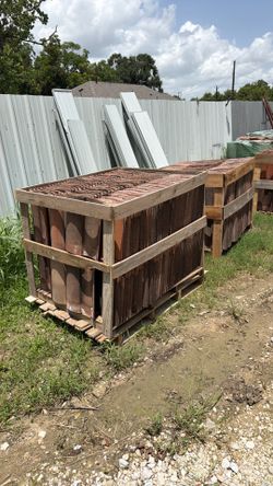 Tile roof material