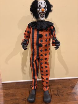 CLOWN HALLOWEEN ANIMATRONIC TWO-FACED TEDDY SOLD OUT ONLINE! Spirit Halloween Killer Clown 6FT