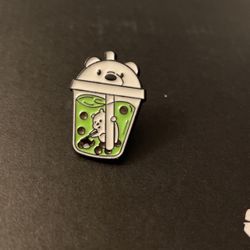 Bear Boba Pin