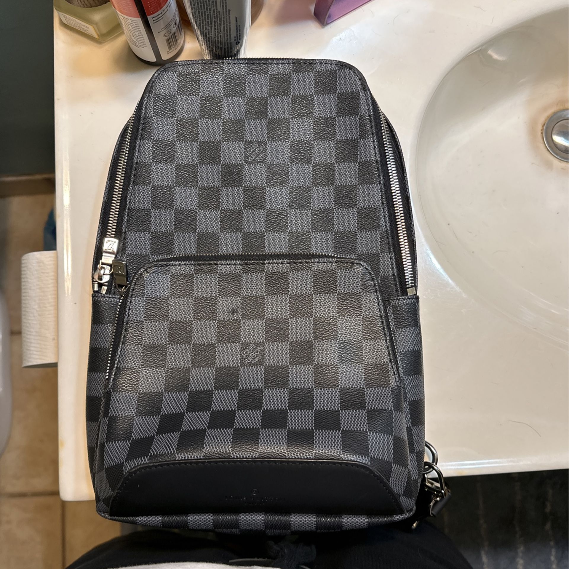 Louis Vuitton Damier Graphite Avenue Sling Backpack