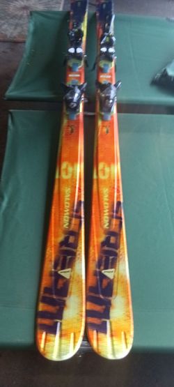 Salomon Scream 10P Hot Spaceframe Skis 185cm w/ Bindings