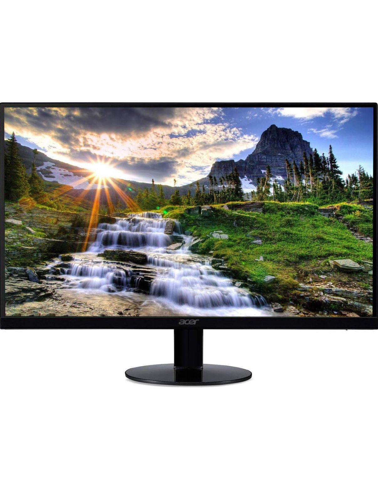 Acer 21.5 Inch Full HD (1920 x 1080) IPS Ultra-Thin Zero Frame Computer Monitor (HDMI & VGA Port), SB220Q bi