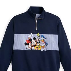 Mickey Mouse & Friends 1/4 Zip Fleece Top