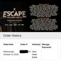 2 Day Escape Ticket - GA + Admission