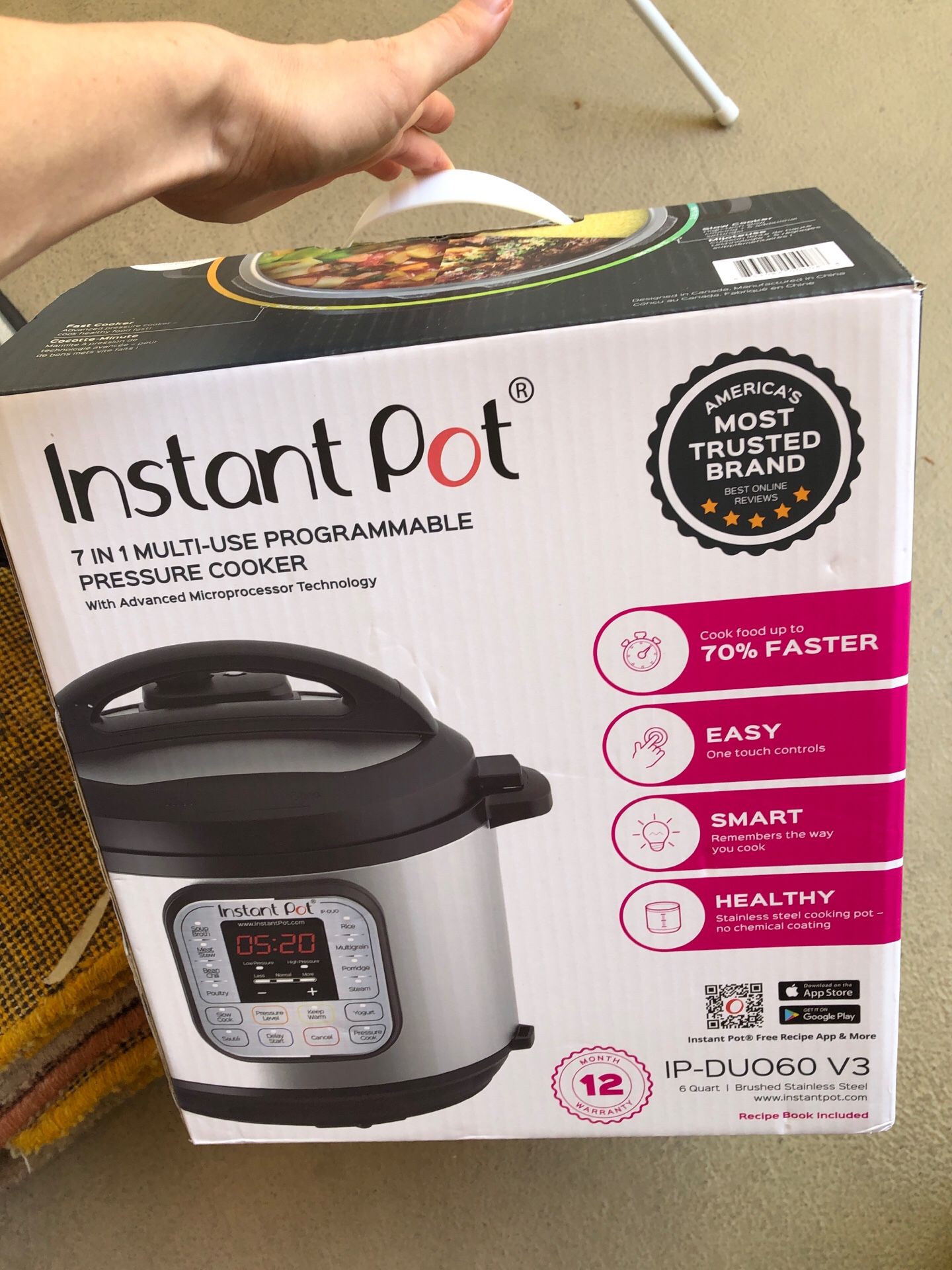 Instant pot for spare parts
