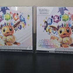 Prismatic Evolutions ETB's