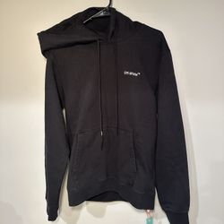 *NEW* Off-White Plain Hoodie in Black  | “For All Slim Hoodie” Size Medium 