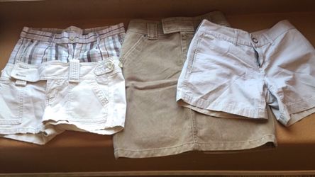 Abercrombie and Fitch & Gap shorts/skirt sizes 00-1