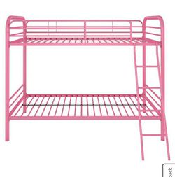 New in box twin over twin bunk bed mattresses sold separately