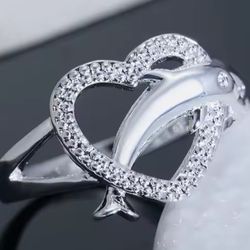 925 dolphin ring