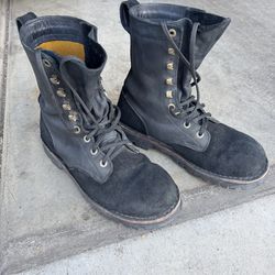 Jim Greene Rugged African Trooper Boots – Houston Black Size 10