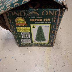 Oncor 6ft Artificial Aspen Fir Christmas Tree 