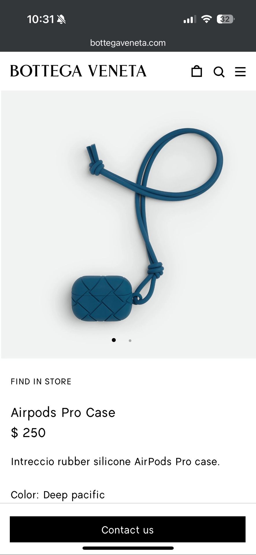 Bottega Veneta Airpod Pro Case